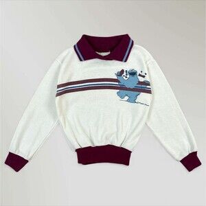 Vintage Sesame Street Cookie Monster Shirt JCPenney 70s 80s Made in USA Size 3T